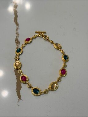 Julie Vos Tudor Necklace Multi Stone